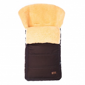 Конверт зимний меховой Nuovita Alpino Pesco, цвет - Cioccolata/Шоколад (Nuovita, ALPP_2307)